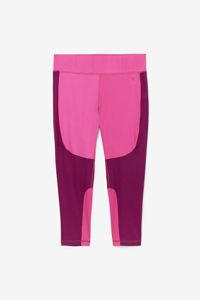 Fila Legging Dame Lyserød Forza Textured Long VDP-490725